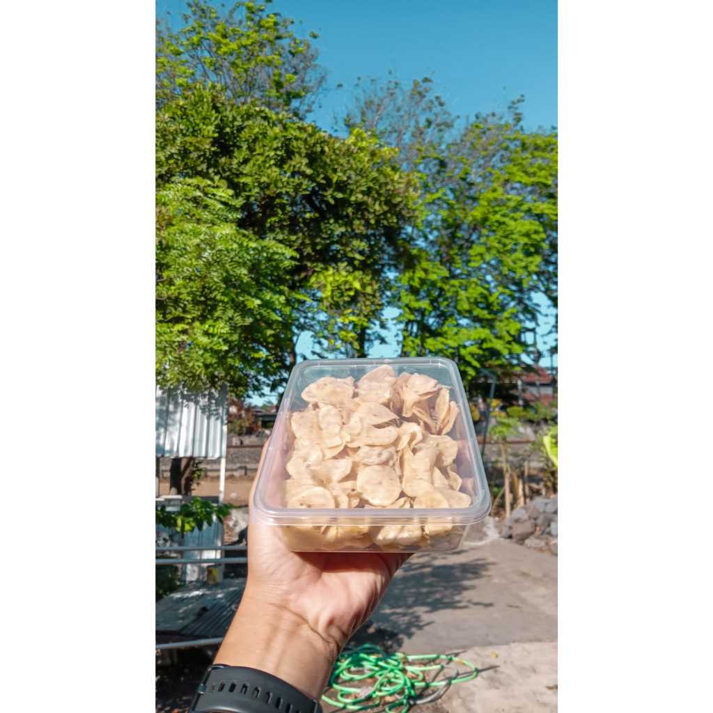 

Kripik pisang Tiramisu lumer kemasan 500ml