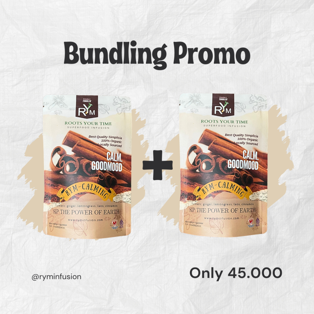 

JSR [PAKET 2 CALMING] RYM INFUSION CALMING | Superfood Infusion | KAYUMANIS |Teh Celup Rimpang | JSR Instan | Teh Kunyit Sere Jahe Lengkuas kayumanis