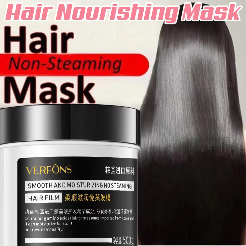Pelurus Rambut Permanen cream - viral tiktok Masker Rambut Treatment Memperbaiki Rambut RusakKering 