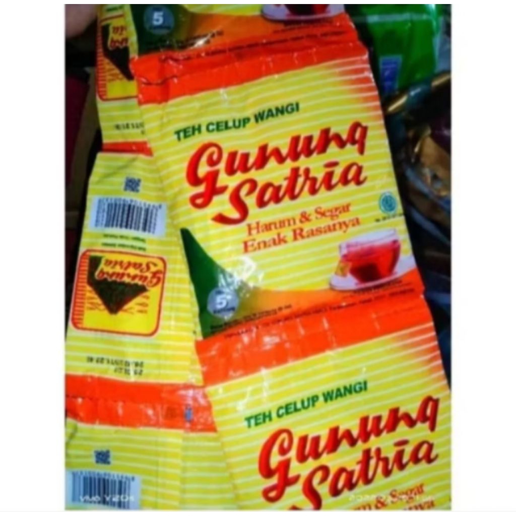 

Teh Gunung Satria Renceng 12 Sachet (5 Kantong)