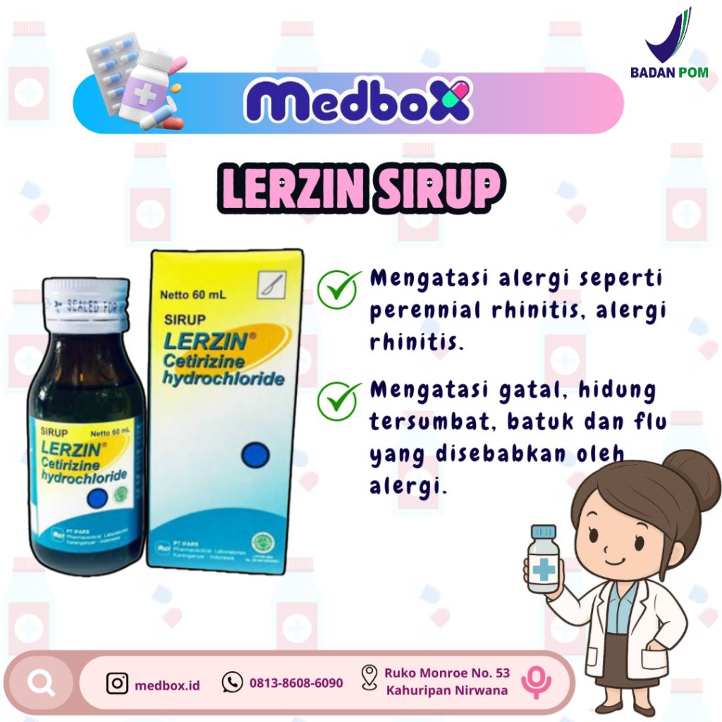 

Lerzin Sirup Obat Untuk Alergi