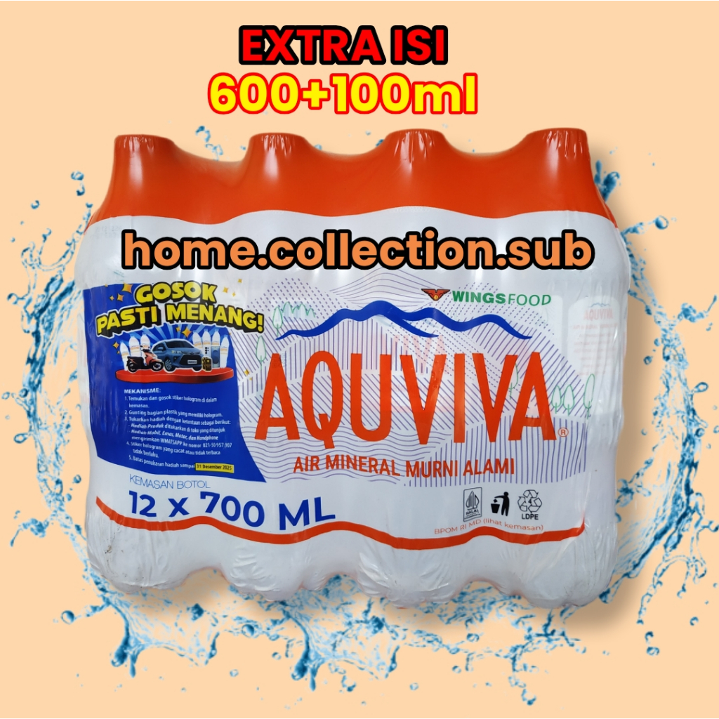 

air mineral aquviva 700ml / 1 dus isi 12 pc