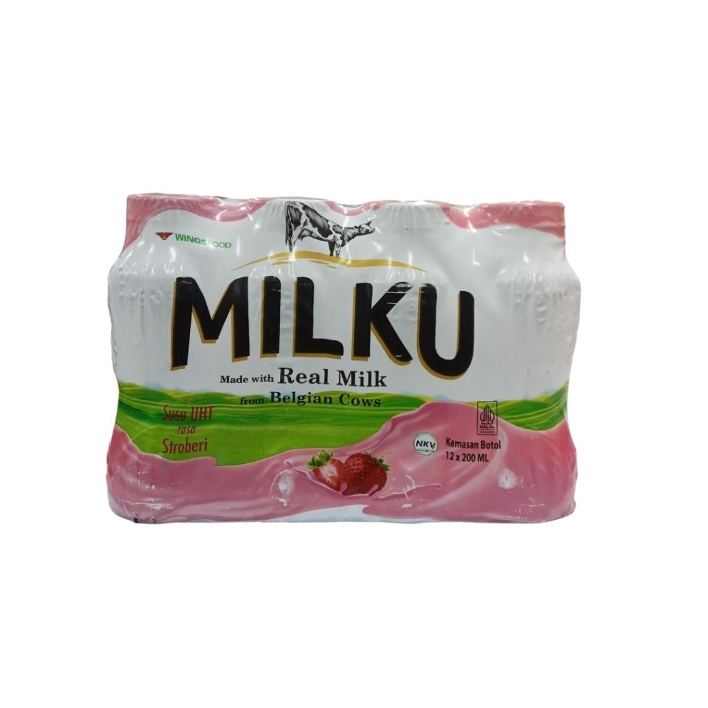

Milku Susu UHT Strawberry 12x200 ml 1 dus