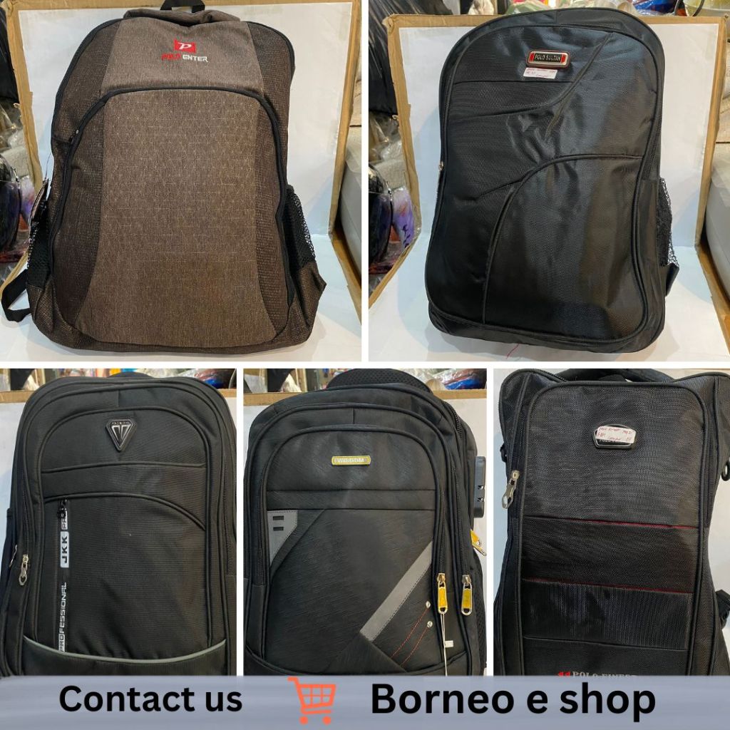 [BISA COD] Tas Ransel Sekolah/Kuliah/Kerja Polo Wisdom/ promo terbaru