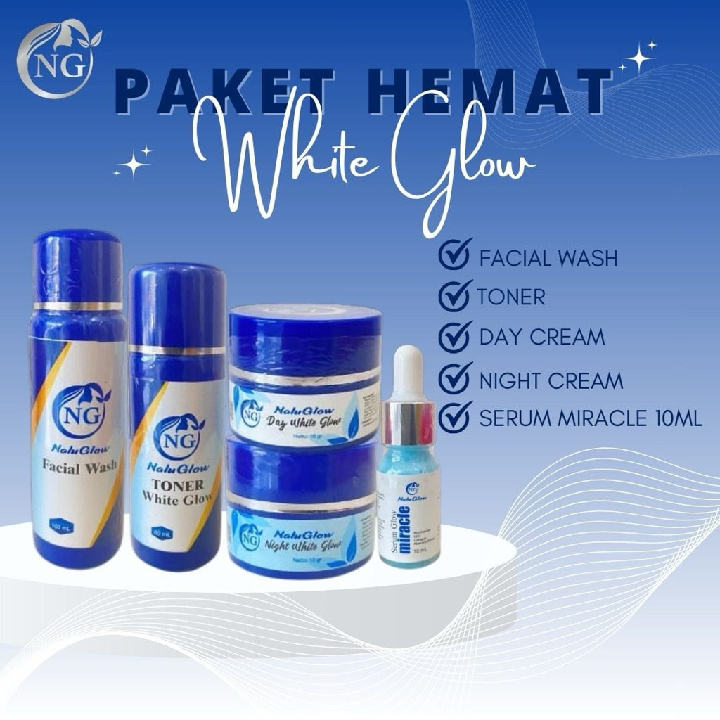 PAKET HEMAT NALU GLOW || SKINCARE BPOM KHUSUS SABUN ULTIMATE DIKIRIM MENYUSUL
