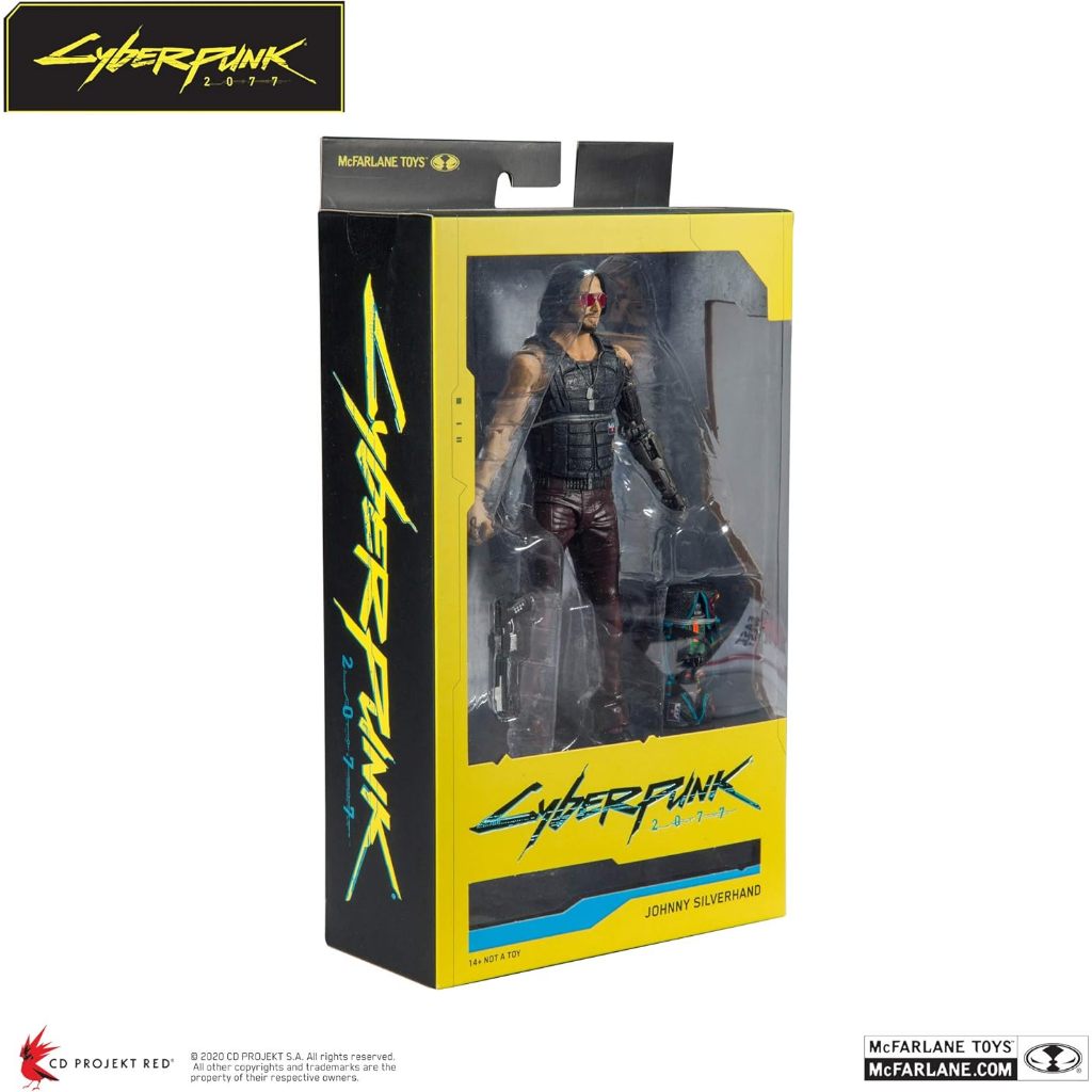 MCFARLANE TOYS CYBERPUNK 2077 JOHNNY SILVERHAND VARIANT ACTIONFIGUR MANCELLENG