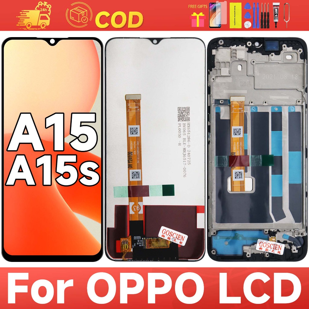 LCD Original for OPPO A15 A15s CPH2185 FULLSET Touchscreen ORI