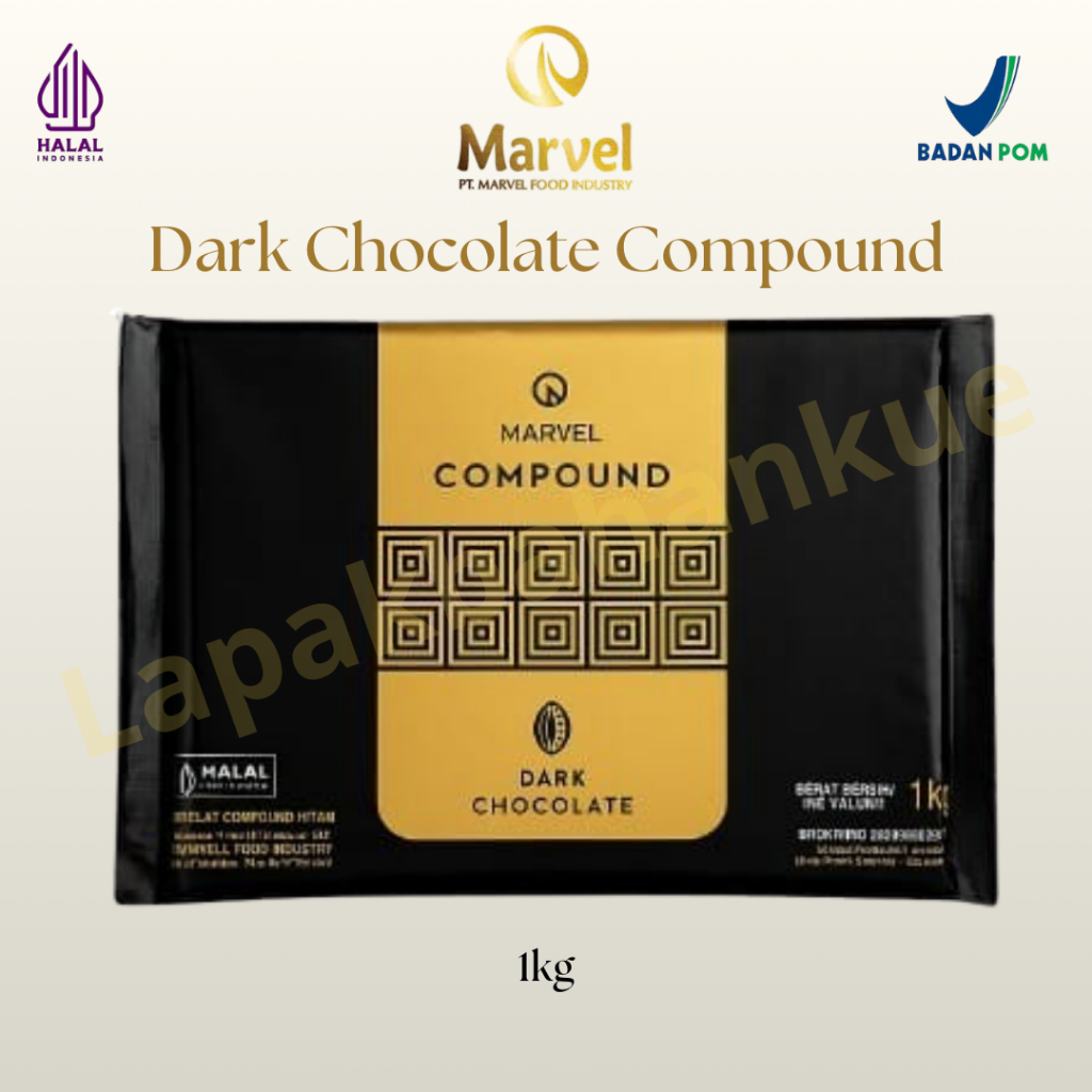 

Marvel Dark Compound 1kg cokelat compound