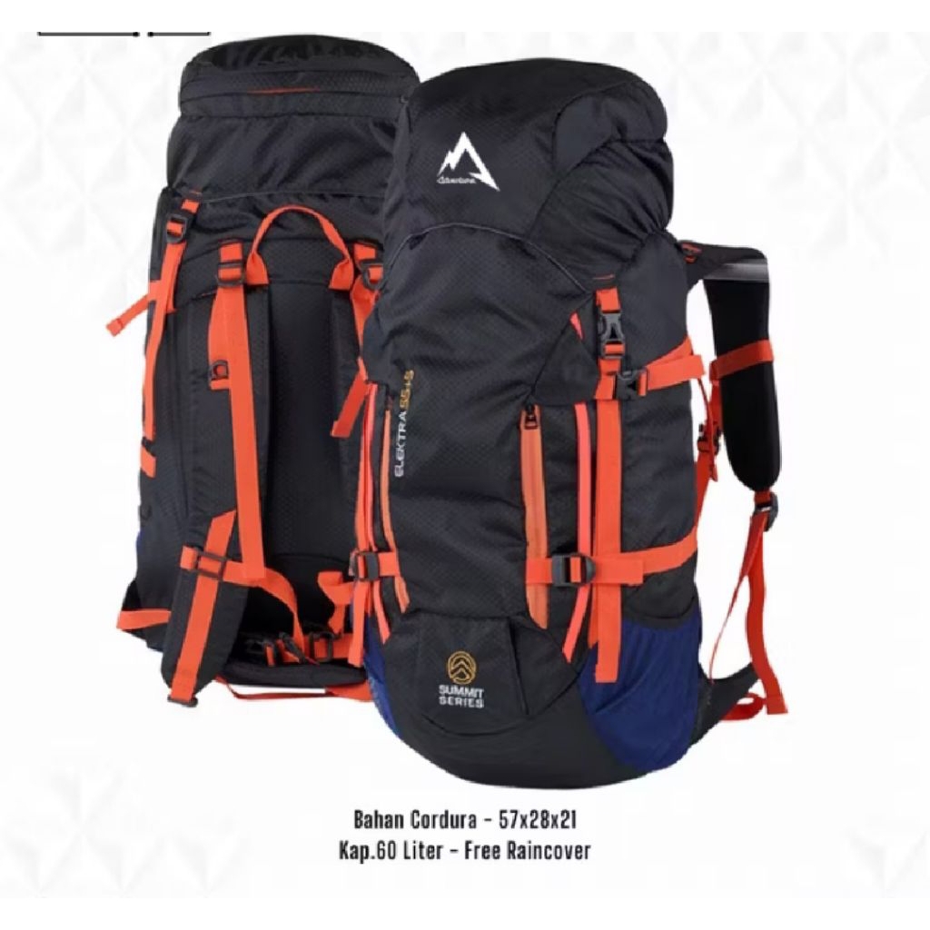 EVIC TAS GUNUNG 50 LITER BACKPACK HIKING CAMPING CARRIER TRAVELING 50L