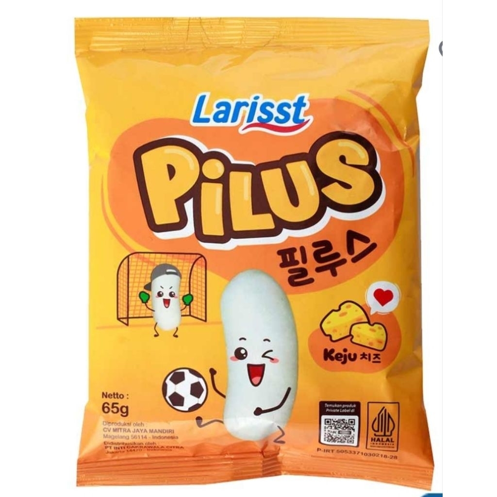 

Larisst snack Pilus Keju Camilan 65g