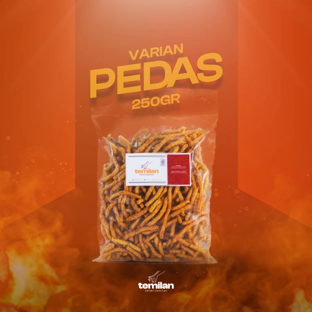 

Temilan - Miestik Snack Kriuk 250 Gram Cemilan Makanan