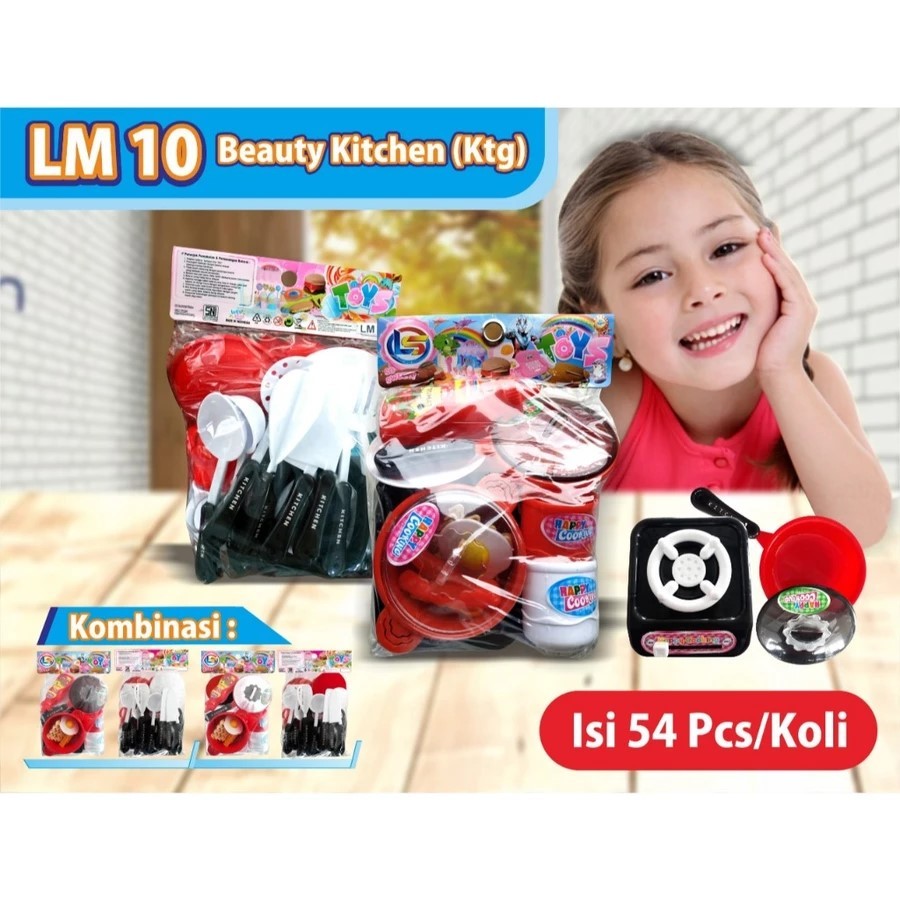 MAINAN ANAK MASAK MASAKAN MIE TELOR CEPLOK LM10 KOMPOR LM10