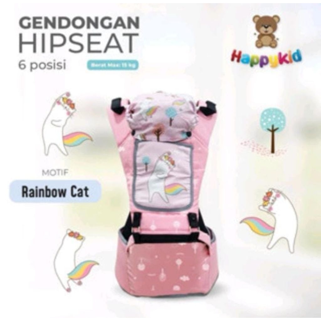 Hipseat Gendongan bayi hipseat 6 posisi /gendongan depan bayi
