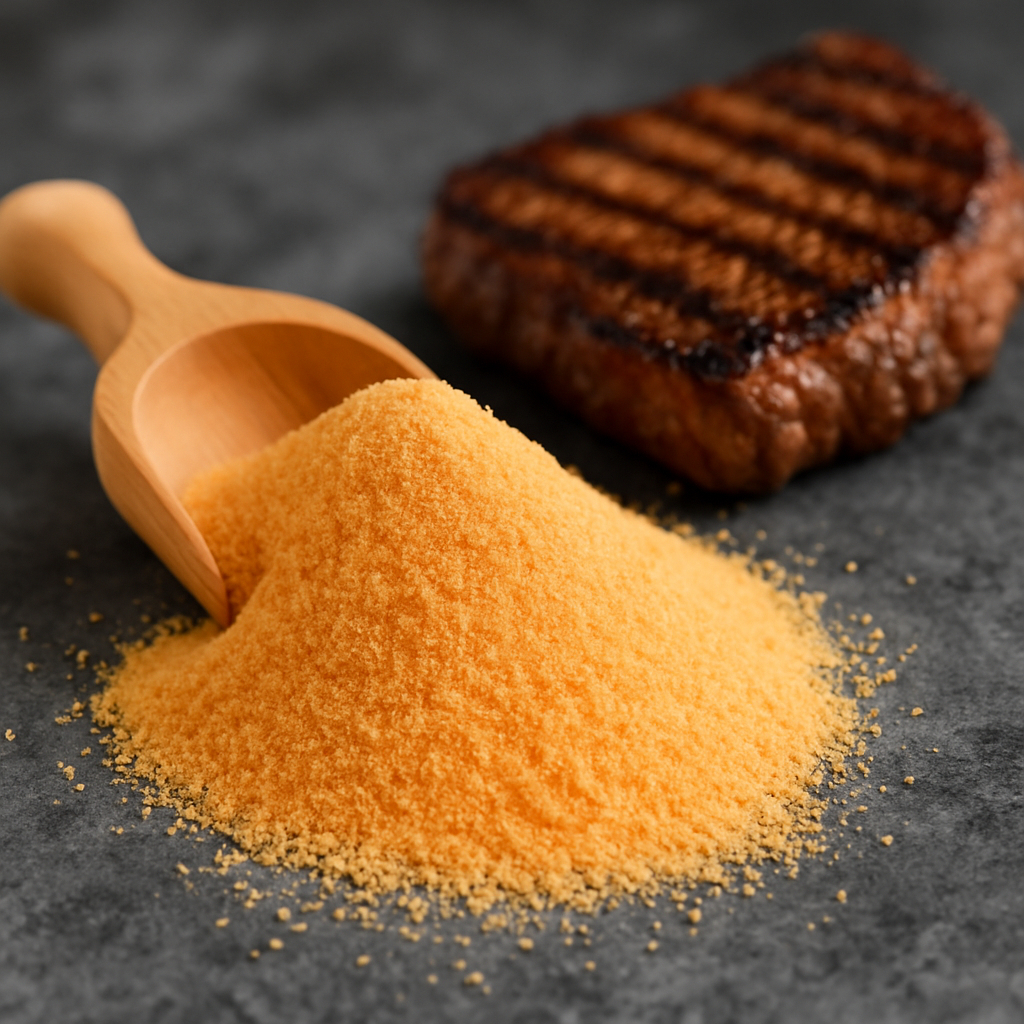 

Bubuk Tabur sapi panggang orange Non MSG 1Kg Bumbu Serbaguna Halal Roasted Beef Seasoning Powder