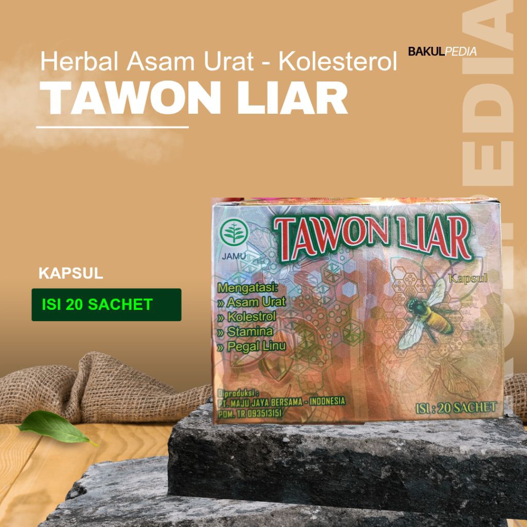 

SuplemenHerbalTawonL bantu turunkan kolesterol dan redakan ketidaknyamanan pada tulangsendi