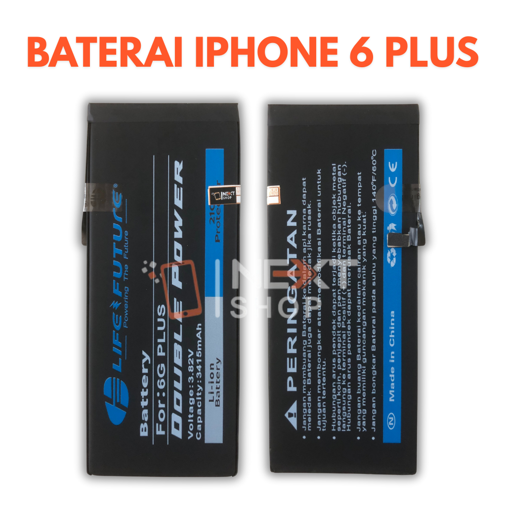 BATERAI IPHONE 6 PLUS LIFE FUTURE
