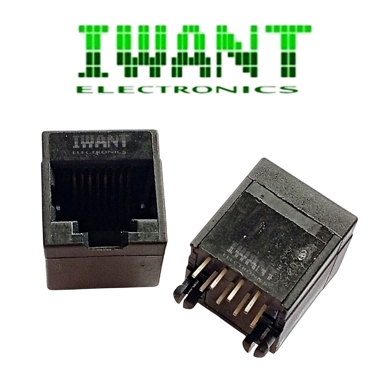 SOCKET RJ45 FELAME SOKET RJ45 8PIN MENGHADAP KE ATAS SOCKET RJ45 8KAKI SOKET RJ45 CAT 8 PCB