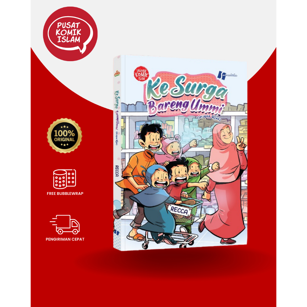 Komik Ke Surga Bareng Ummi  (Insyaa Allah) / Komik Anak Islami / Komik Edukasi Islami / Komik Islam