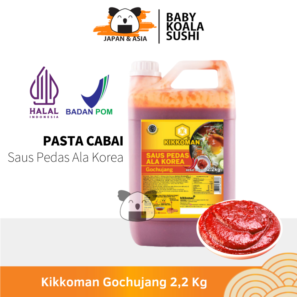 

KIKKOMAN Gochujang Sauce 2,2 Kg Halal