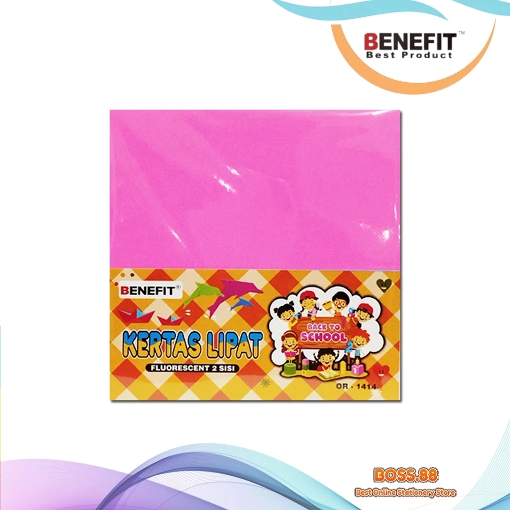

KERTAS LIPAT BENEFIT OR-1414 14 x 14 (1 PACK)