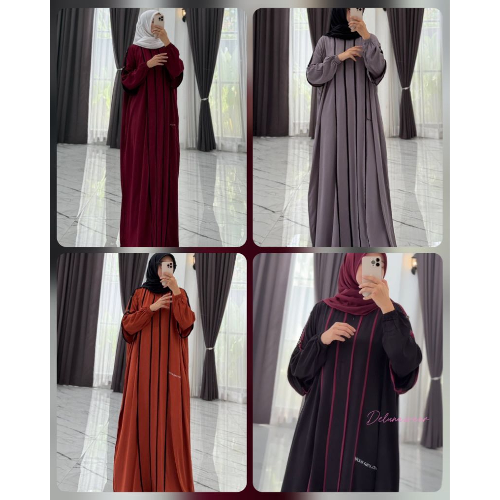 kaftan deluna wear by anjani sabila