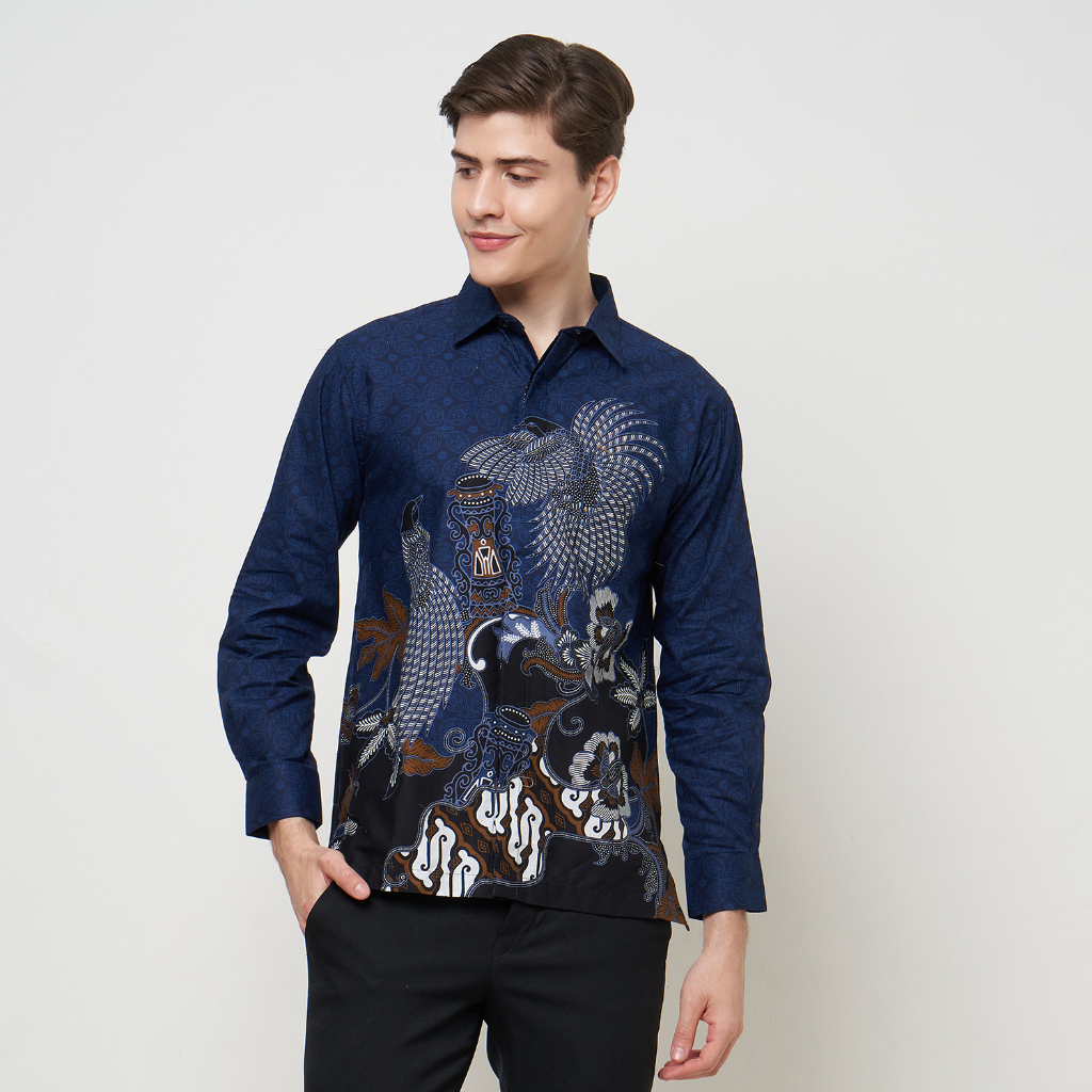 [Krisna Wahyu] Batik Pria Katun Lengan Panjang