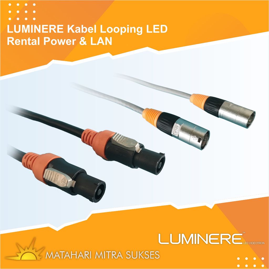 LUMINERE Kabel Looping LED Rental Power & LAN