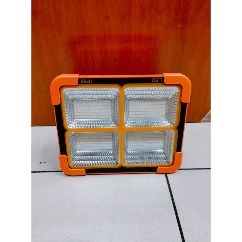 LAMPU EMERGENCY LAMPU SOROT LED SOLAR CELL 100W OSKA LAMPU LED SOROT EMERGENCY