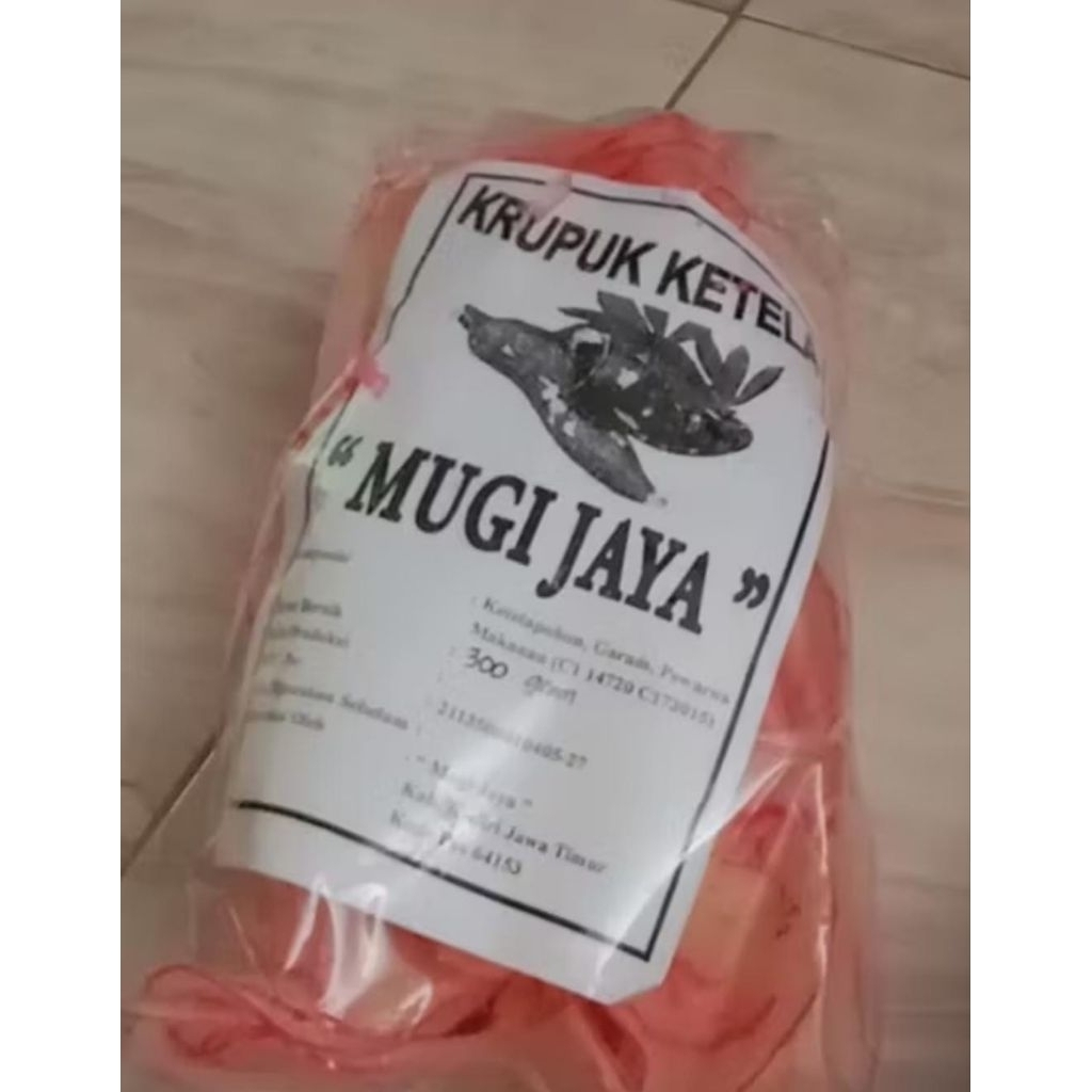 

Paket Usaha minimal Order 10'pcs | Kerupuk Singkong Ketela Sadariah Kemasan 250gr.