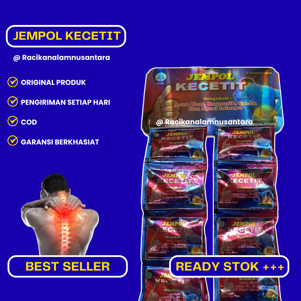 

Kapsul Herbal tradisional Cap Jempol Kecetit asam urat rematik kolesterol