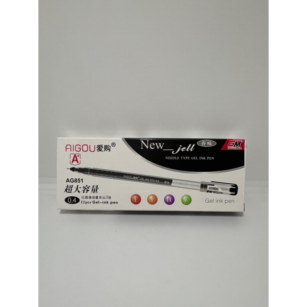 

Bolpen New Jell AIGOU Apel (Per Pak) isi 12 pcs