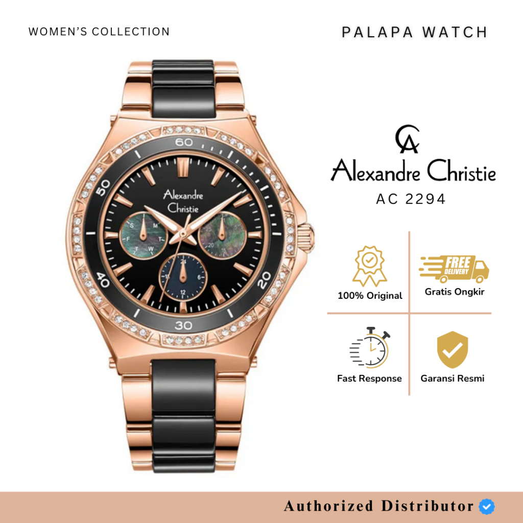 Jam Tangan Wanita Alexandre Christie AC 2294 / ac2294 / 2294 Original Garansi 1 Tahun