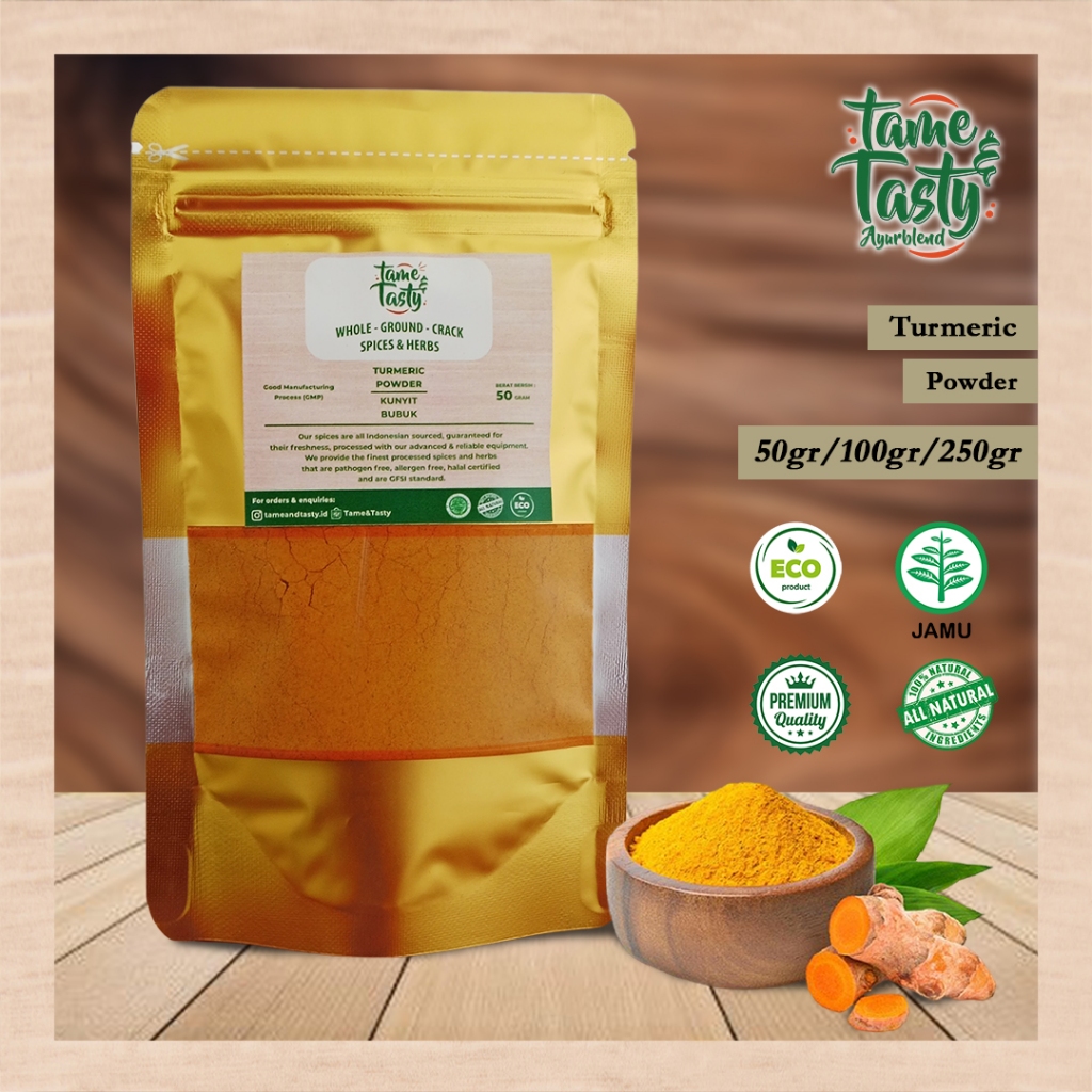 

Turmeric Powder (Bubuk Kunyit Organic) Tame&Tasty