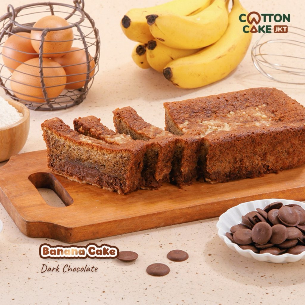 

Banana Cake Dark Chocolate