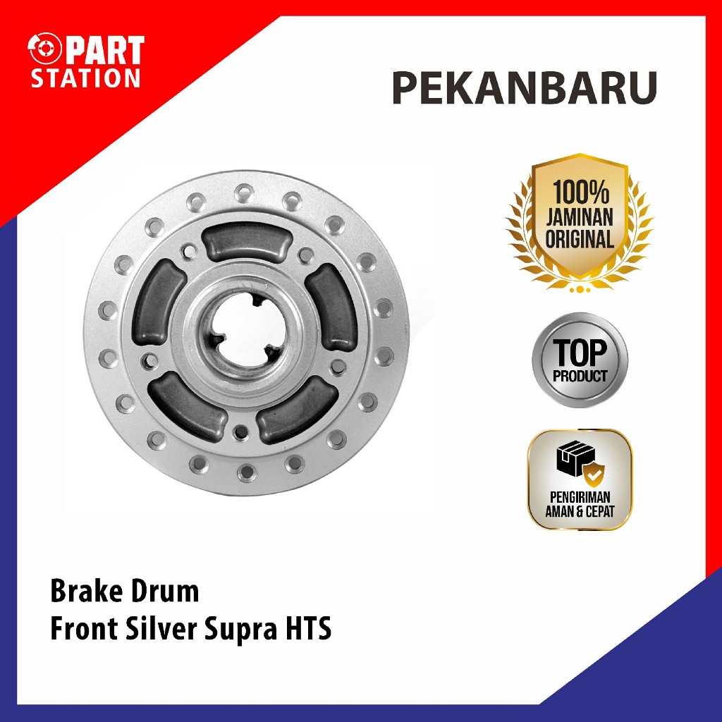 BRAKE DRUM FRONT SILVER SUPRA HTS 44311-KEV-650FMS