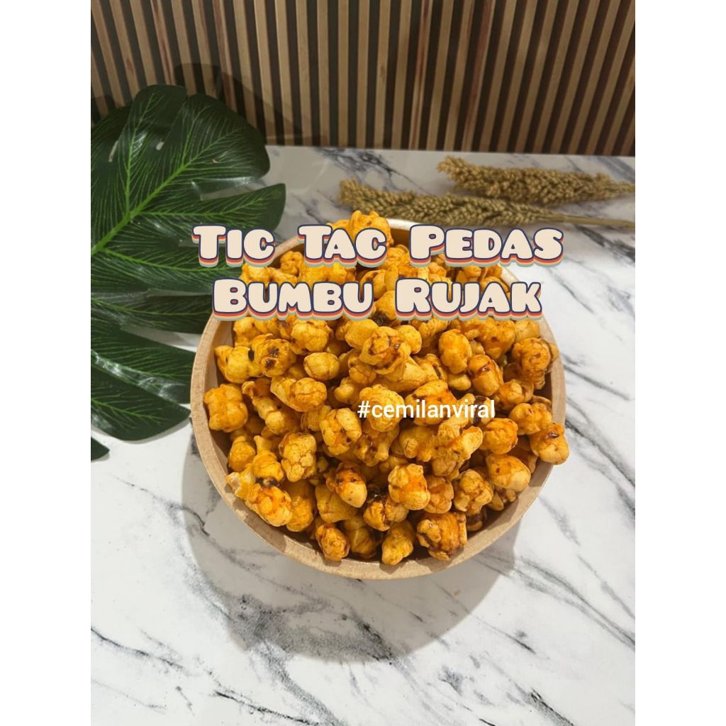 

Cemilan Viral Tic Tac Pedas Bumbu Rujak Renyah Tictac