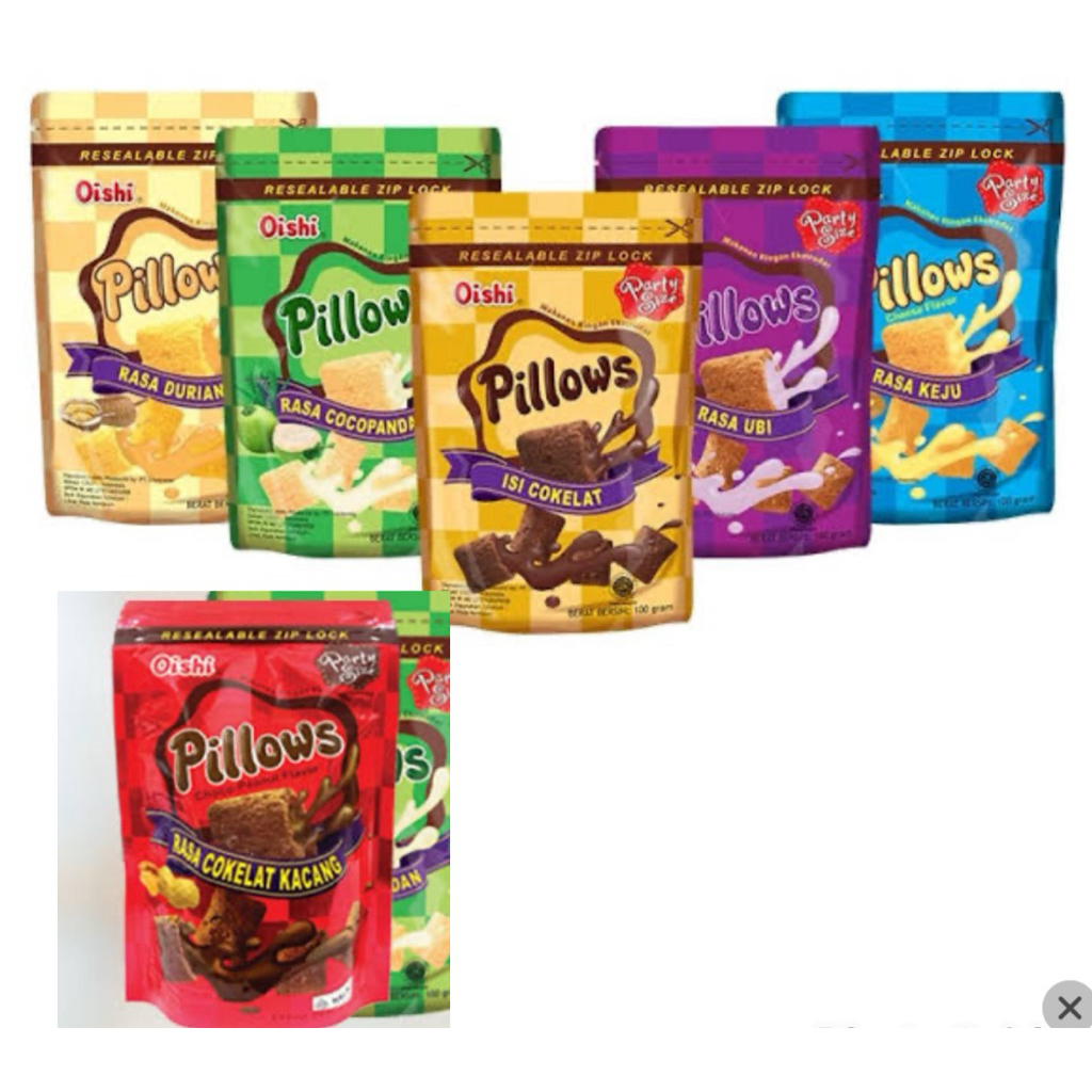 

PILLOWS oishi pouch Party size 100gram