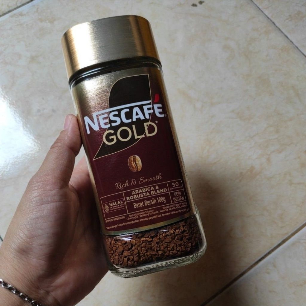 

Nescafe Gold Kopi Instan Kopi Hitam Jar 100gr