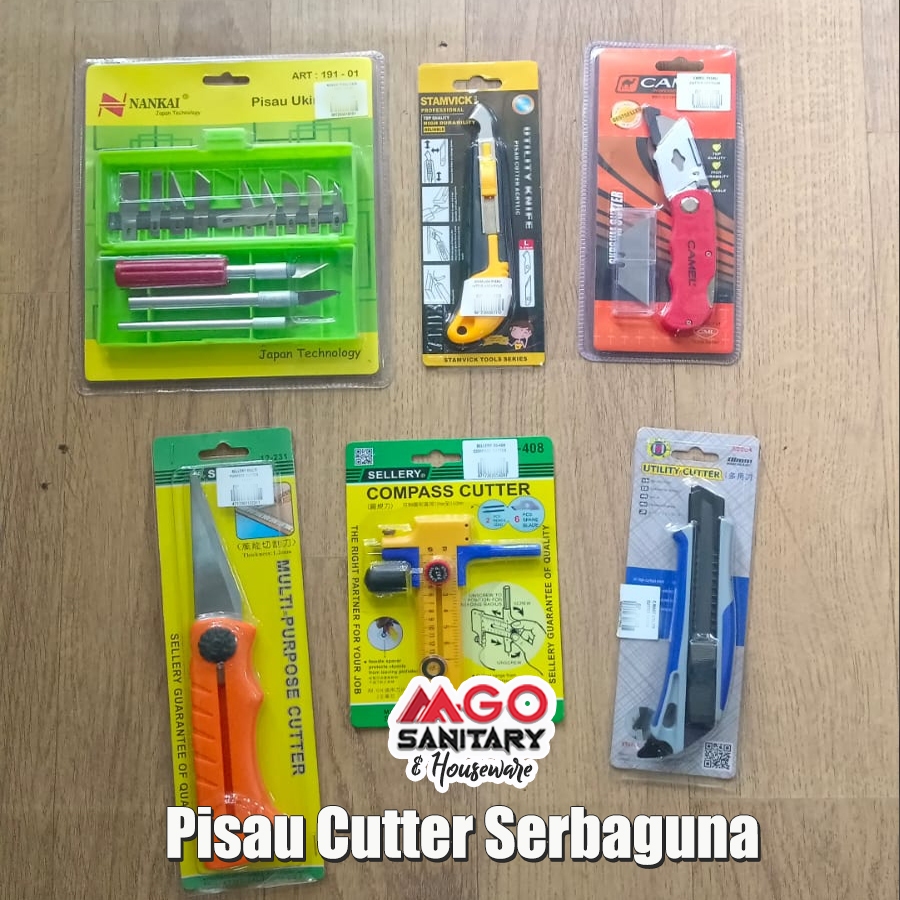 

PISAU CUTTER SERBAGUNA/PISAU UKIR / PISAU CUTTER AKRILIK