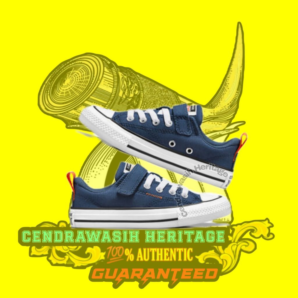 Converse Kids Chuck Taylor All Star Malden Street Easy On Navy Original