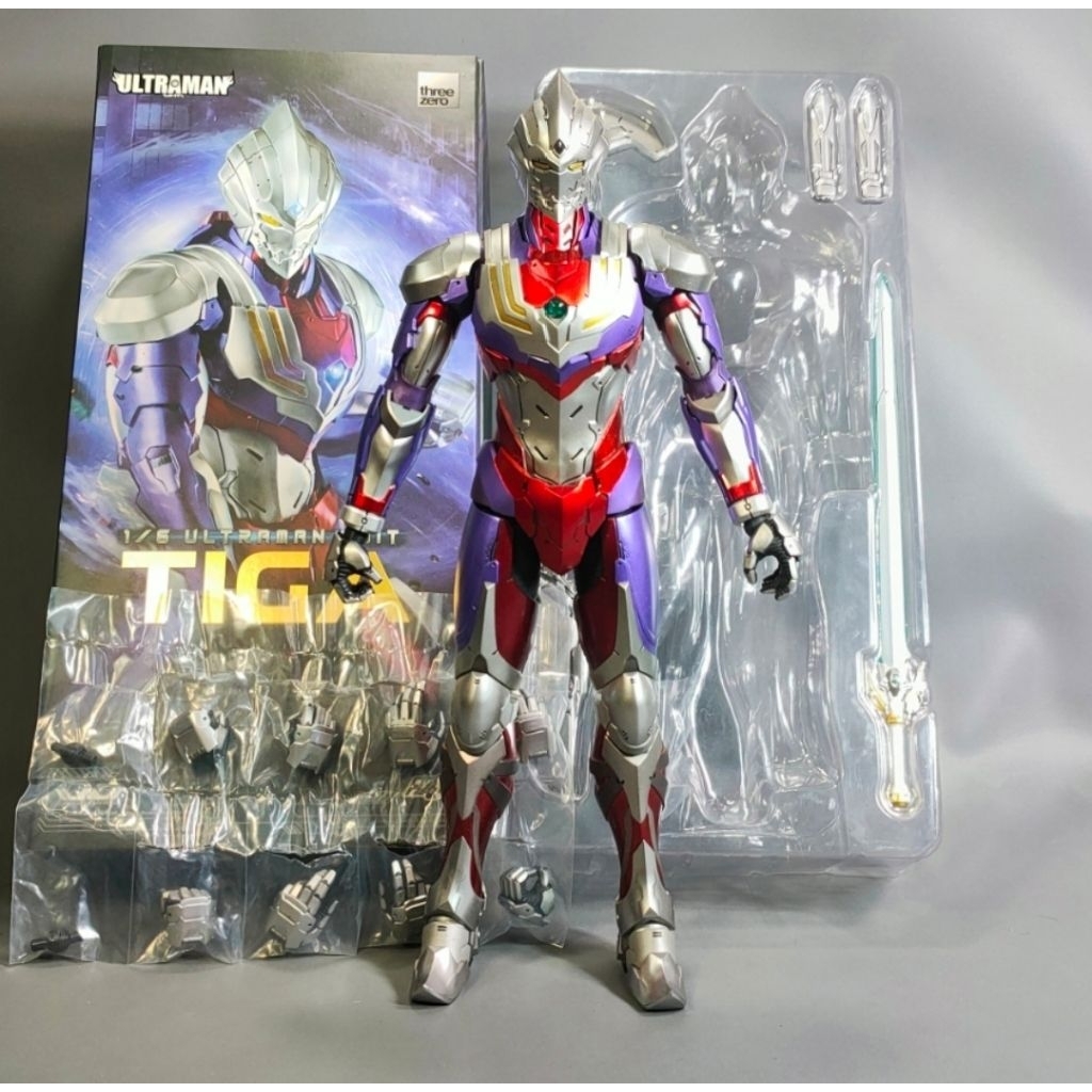 Threezero 1/6 figzero ultraman suit tiga multi type 3zero action figure
