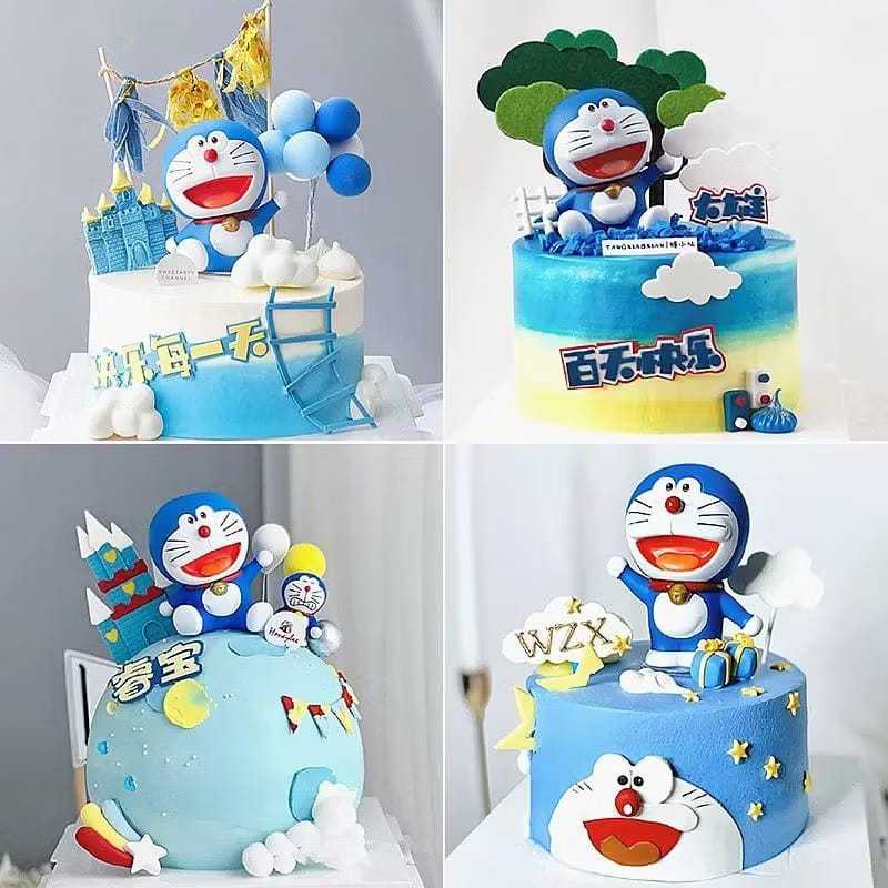 {OTU} TOPPER CAKE DORAEMON / PAJANGAN KUE ULANG TAHUN DORAEMON / HIASAN KUE ULANG TAHUN DORAEMON UNT