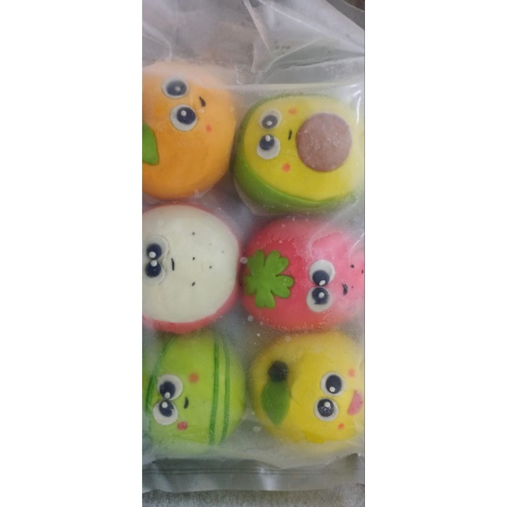 

Bakpao karakter BUAH isi 6