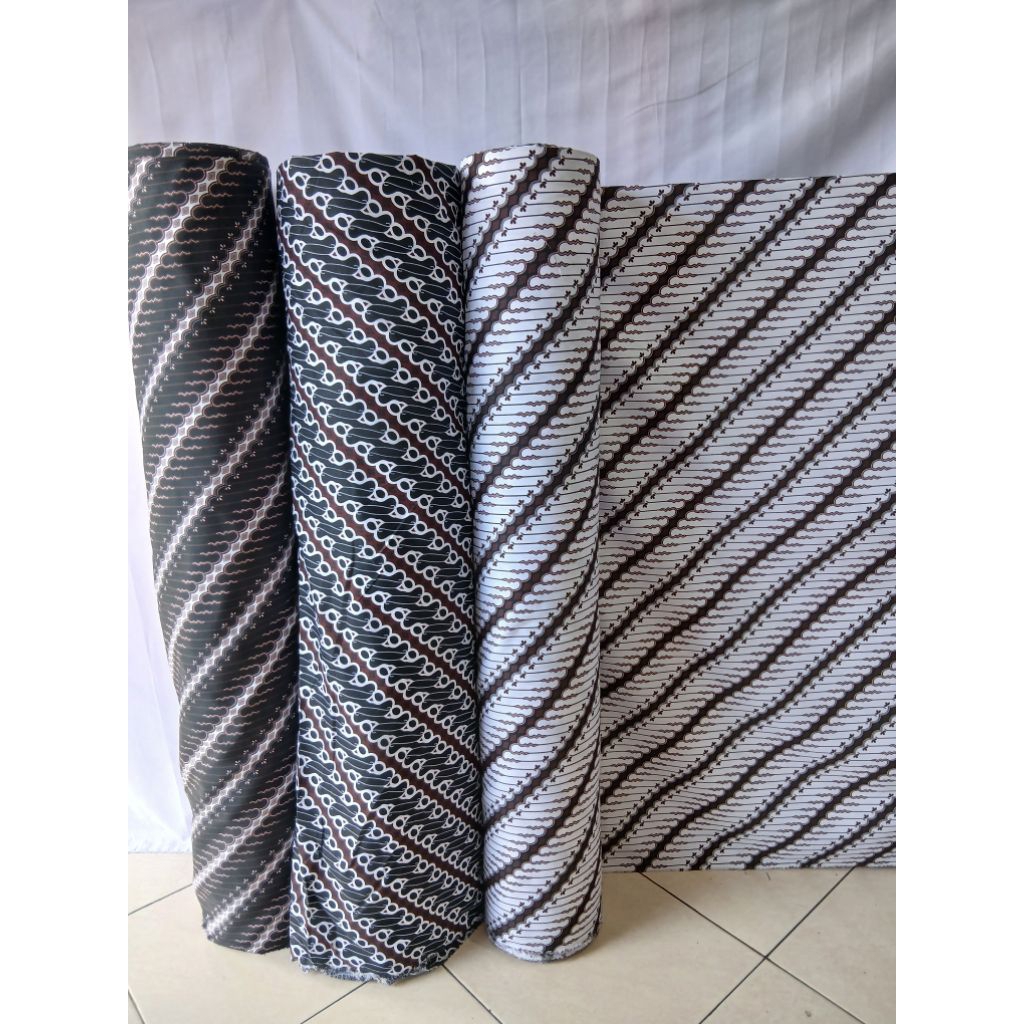 Kain Batik Katun Dispers Lebar 240cm Motif Jarik