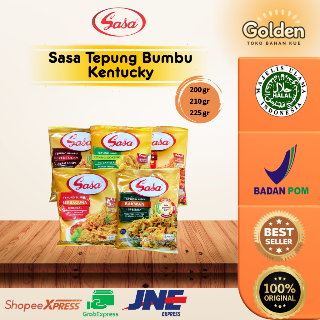 

Sasa Tepung Bumbu 200 gr, 210 gr, 225 gr