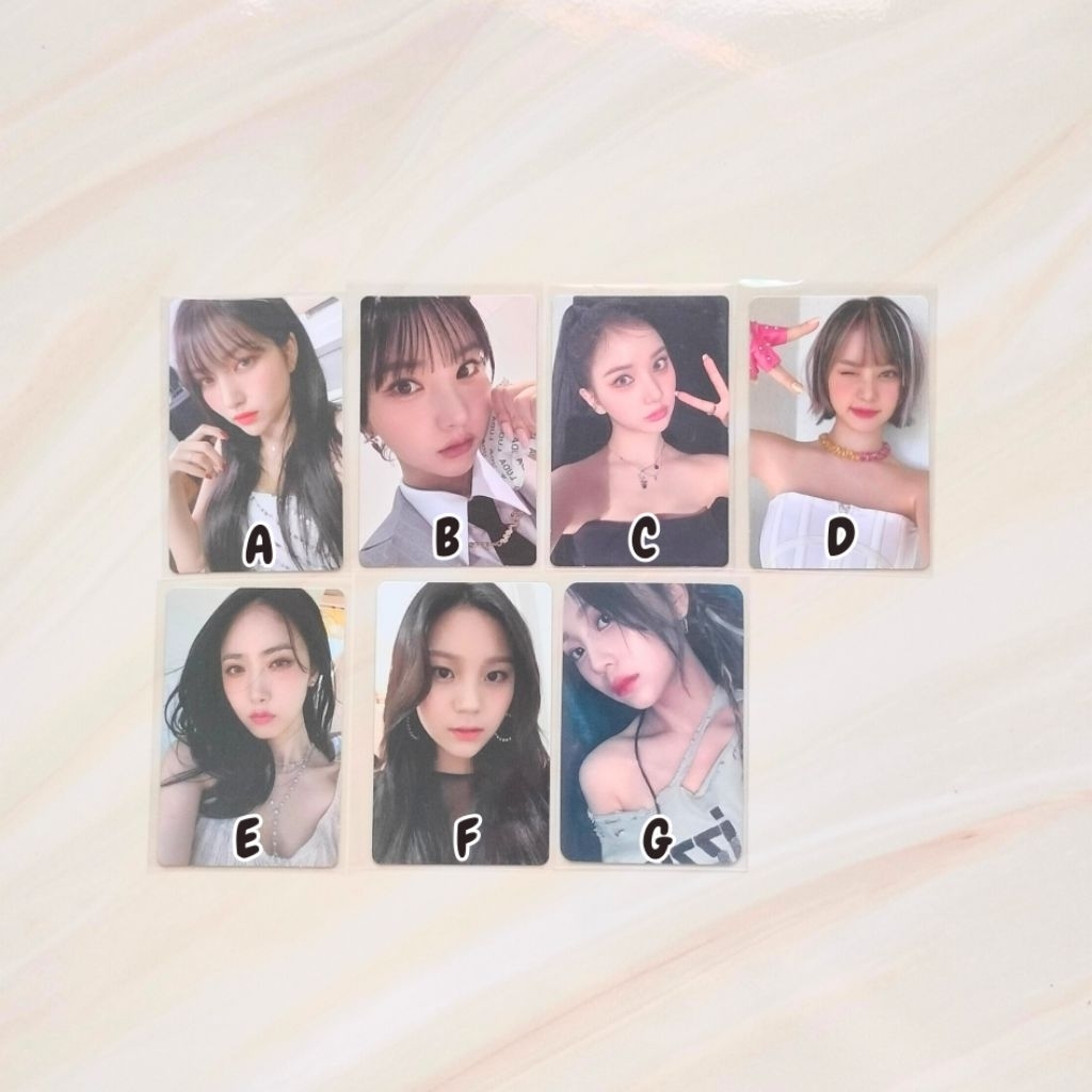 Gfriend official photocard Sowon yuju eunha Yerin shinb umji pc album viviz awakening parallel time 