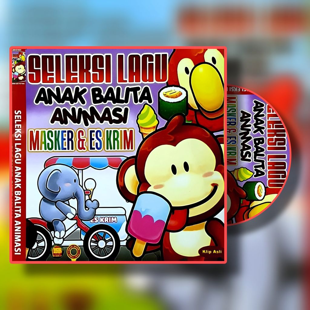KASET VCD LAGU ANAK BALITA ANIMASI - KASET LAGU ANAK ANAK - KASET VCD LAGU ANAK BELAJAR BERNYANYI
