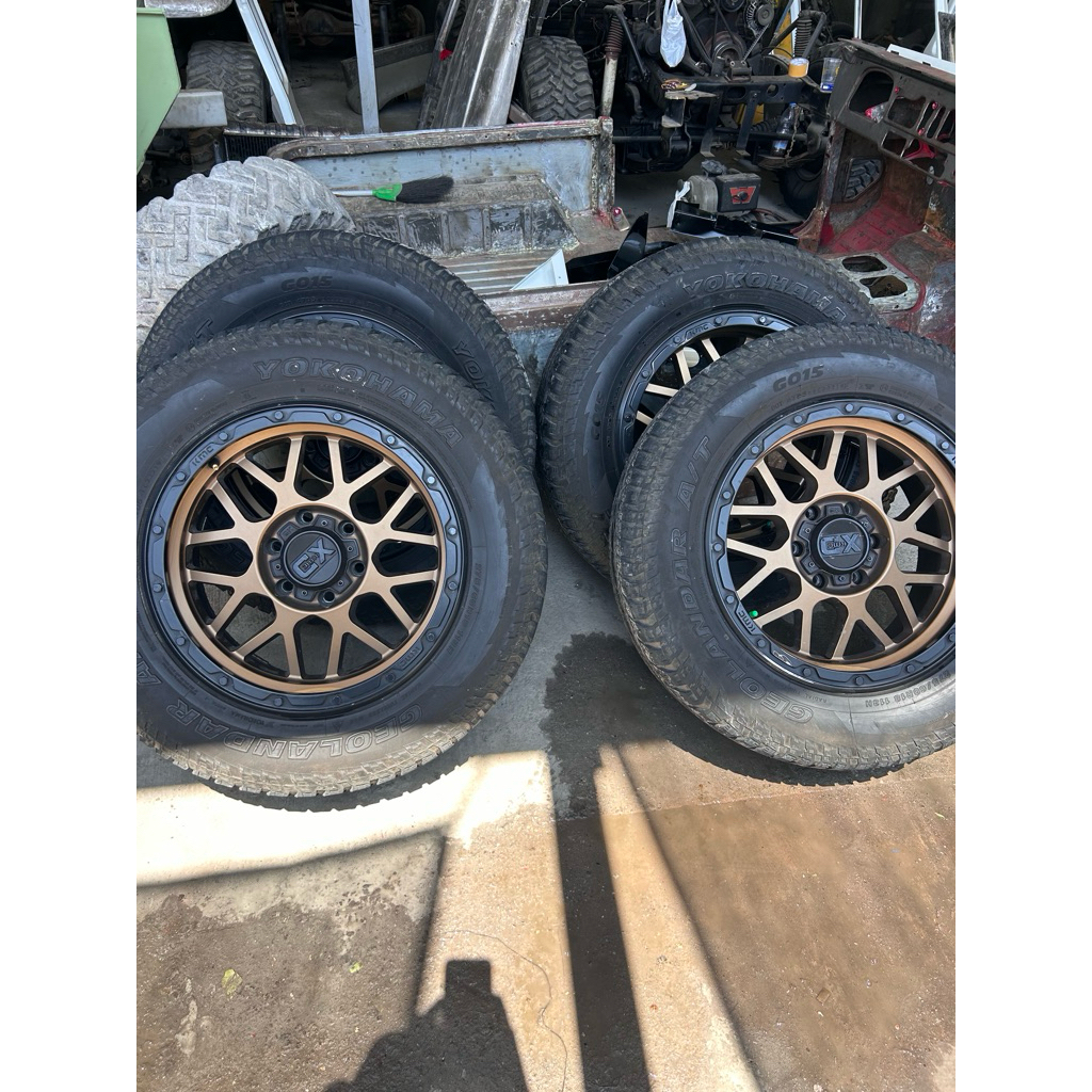 velg ring 18 XD KMC Bronze, Ban Geolandar