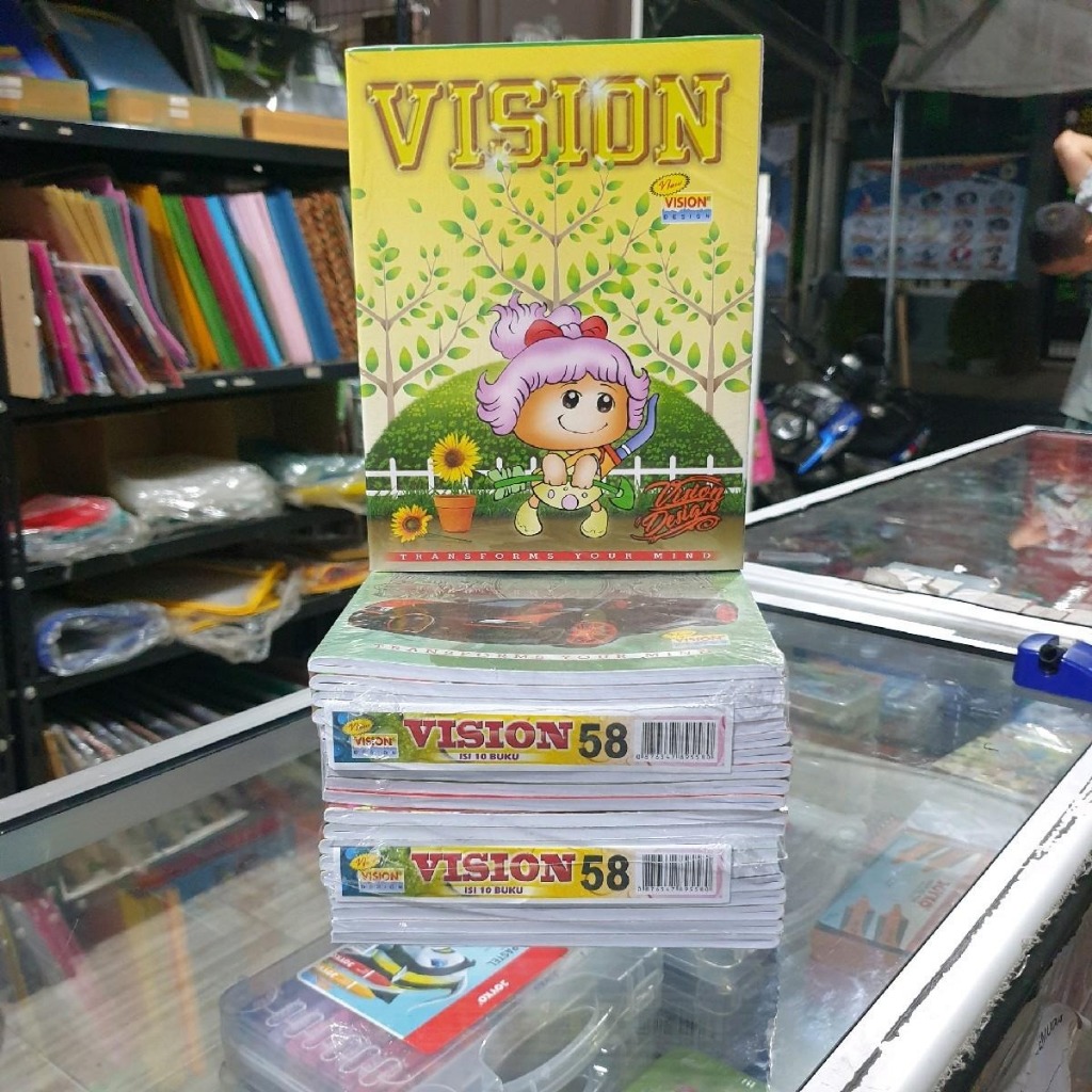 

Buku tulis VISION 58 lembar 10 buku