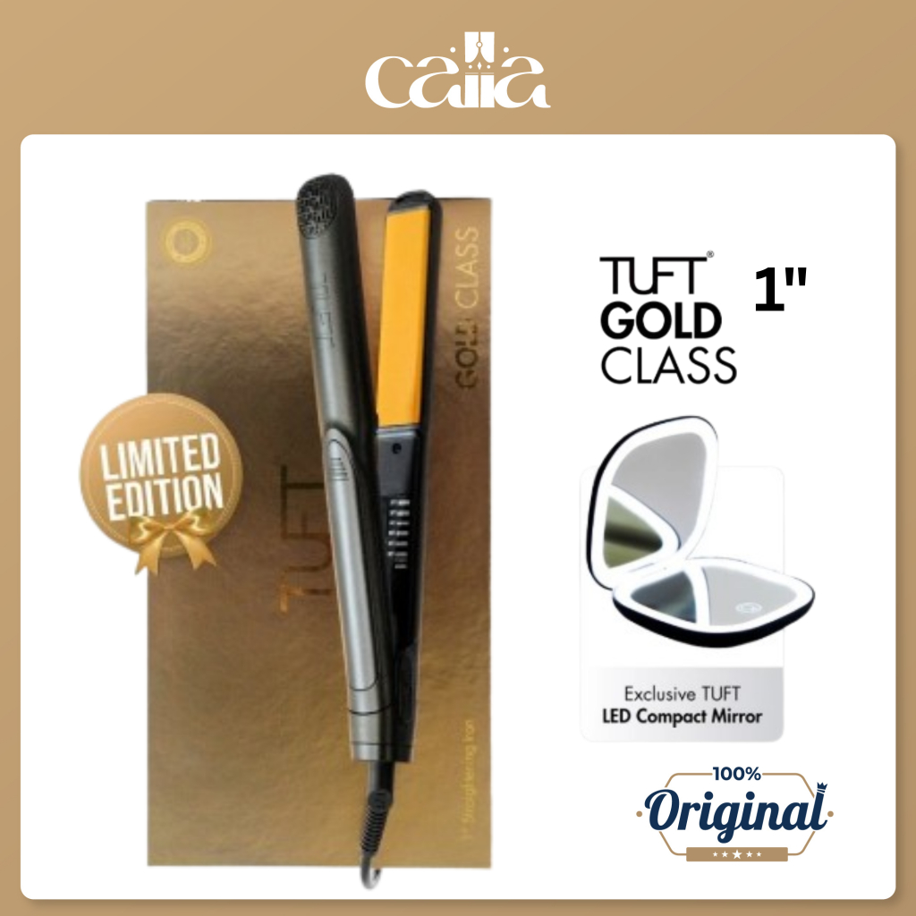 TUFT Gold Class Catok Hair Straightener - 100% Original
